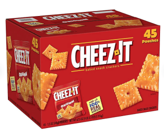 Cheez-It Original Baked Snack Crackers 1.5 oz., 45 pk.