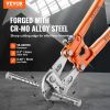 VEVOR Bolt Cutter, 14" Lock Cutter, Bi-Material Handle with Soft Rubber Grip, Chrome Molybdenum Alloy Steel Blade, Heavy Duty Bolt Cutter for Rods