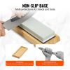 VEVOR Whetstone Knife Sharpening Kit, 2 Dual-Sided Grit Whetstones 400/1000 3000/8000, 10PCS Knife Sharpener Kit with 3 Non-Slip Bases