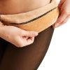 Fleece Lined Pantyhose for Women Fake Translucent Tights High Waisted Thermal Sheer Leggings 1 Pair