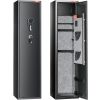 VEVOR 6 Rifles Gun Safe, Rifle Safe with Fingerprint & Digital Keypad Lock, Gun Storage Cabinet for Shotguns with Built-in Storage Locker