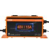 VEVOR 48 Volt 15 AMP Golf Cart Smart Battery Charger for Club Car 3-Pin Round