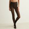 Fleece Lined Pantyhose for Women Fake Translucent Tights High Waisted Thermal Sheer Leggings 1 Pair